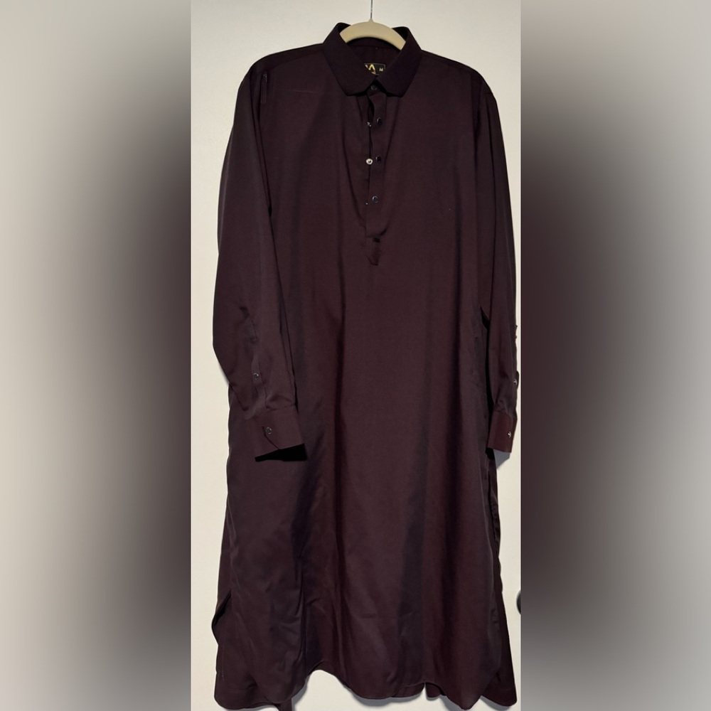 Elegant Purple Men's Wasim Akram Sherwani